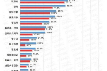 小学生上网爱干啥学习听音乐玩游戏